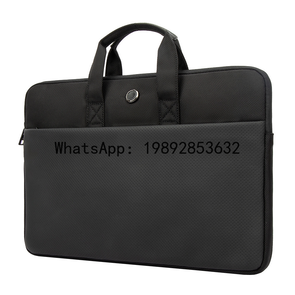 Leather Briefcase - Сумка для ноутбука PYJ, деловая, водонепроницаемая,