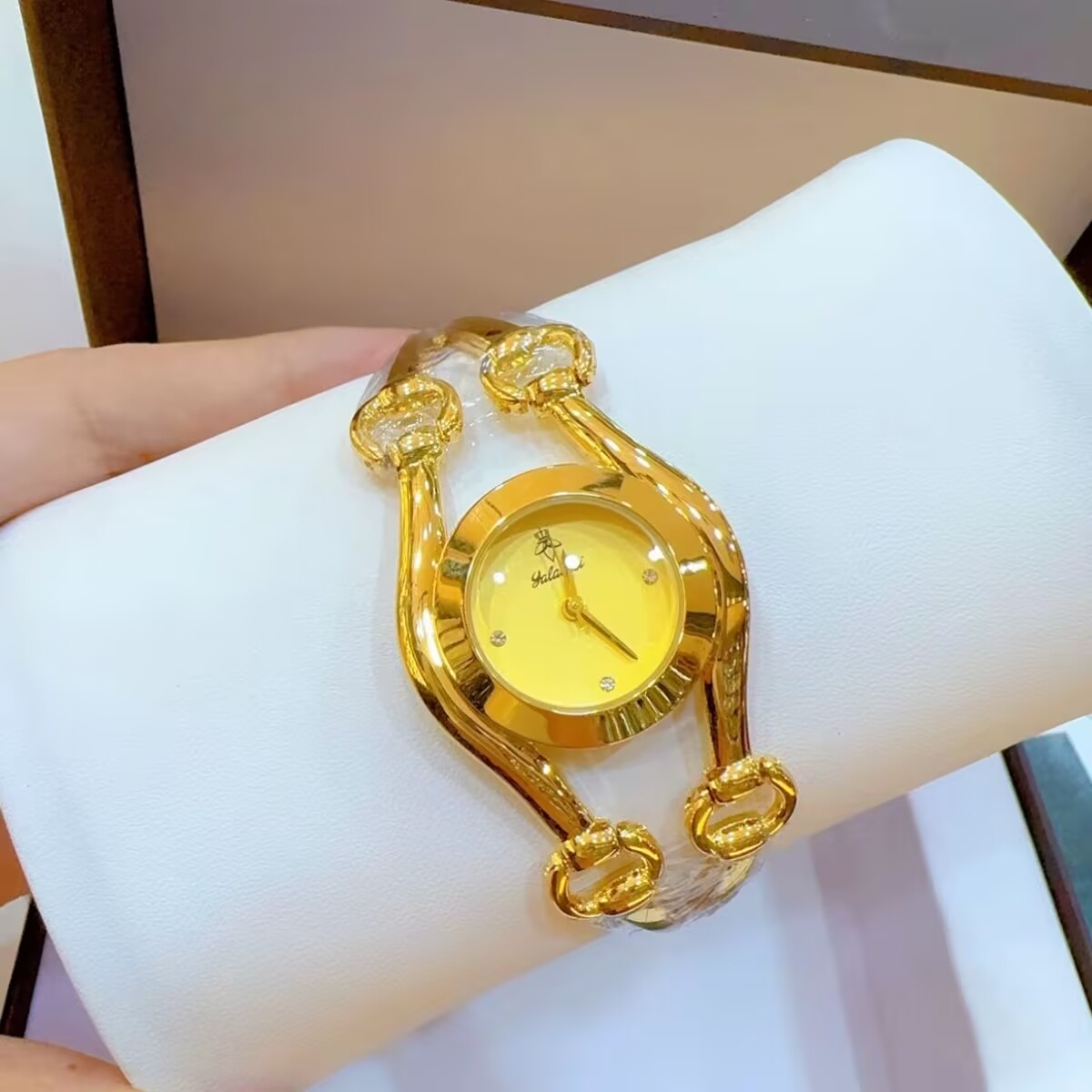 Gold Plated Jewelry - Новые французские часы Дубая с 24-каратным