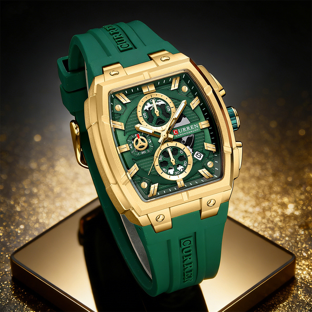 Luxury Watch Men - Роскошные винтажные часы CURREN для мужчин,