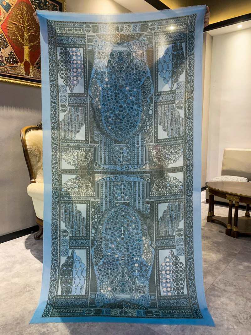 Cashmere Scarf - Длинный шарф с кисточками, роскошные бренды,