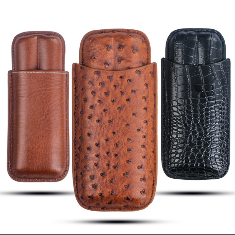 Premium Cigar Case - Портативный футляр для сигар, хьюмидор на