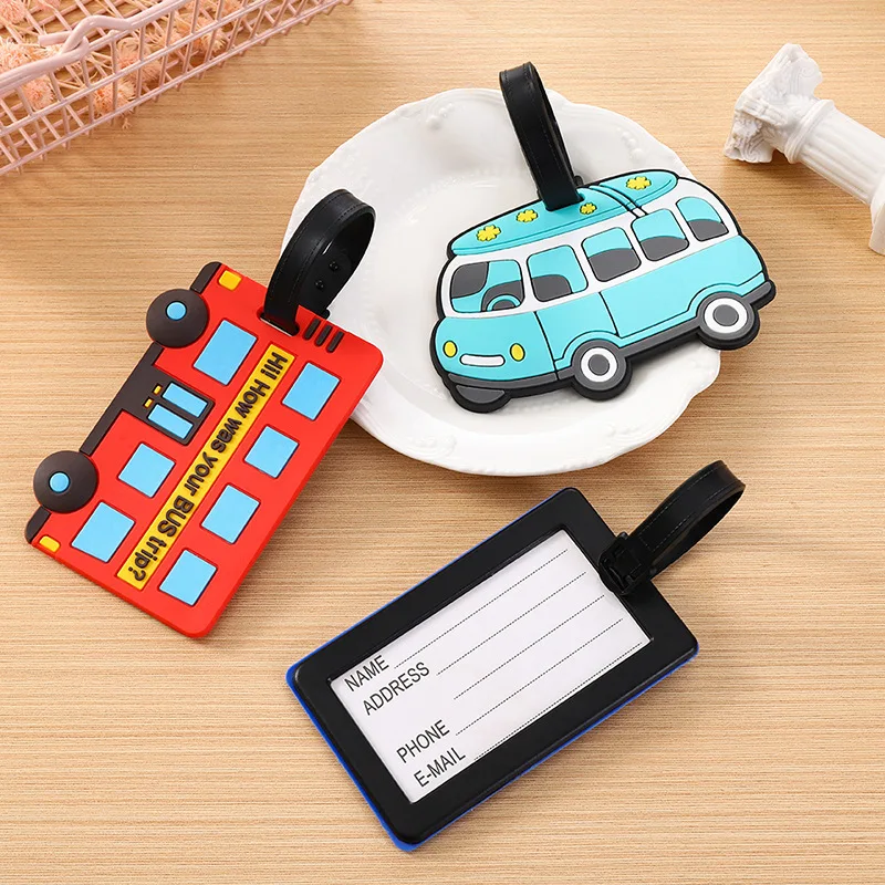 Travel Luggage Set - Милые мультяшные автомобили, ПВХ, силиконовые багажные