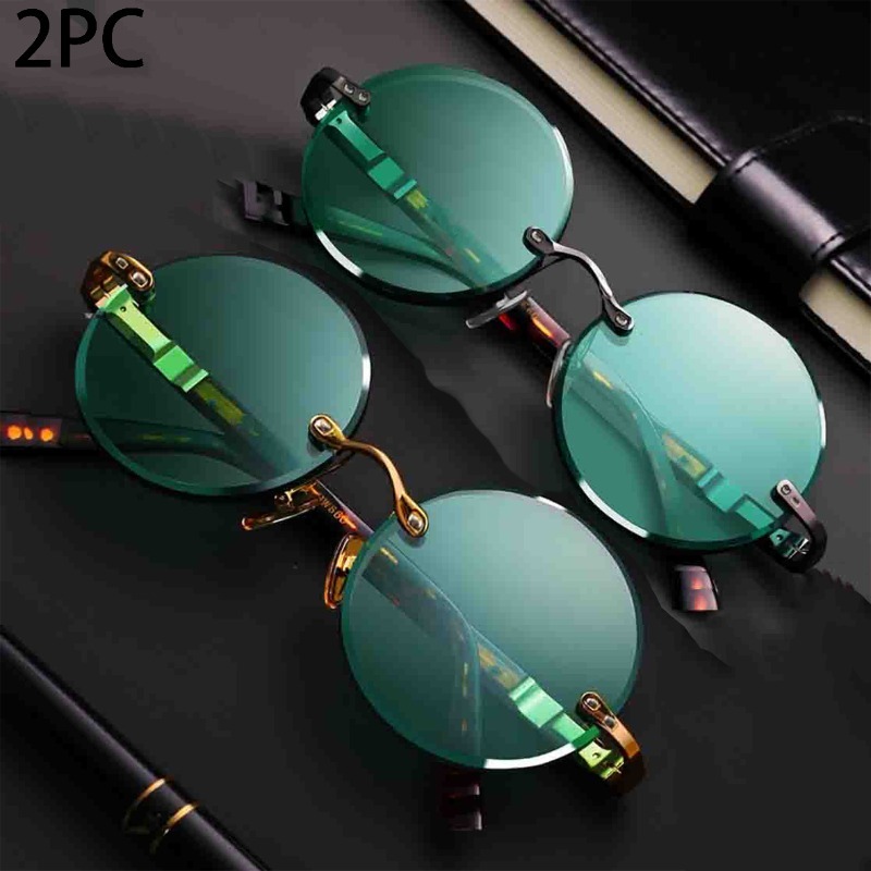 Designer Sunglasses - Модные классические безободковые солнцезащитные очки для
