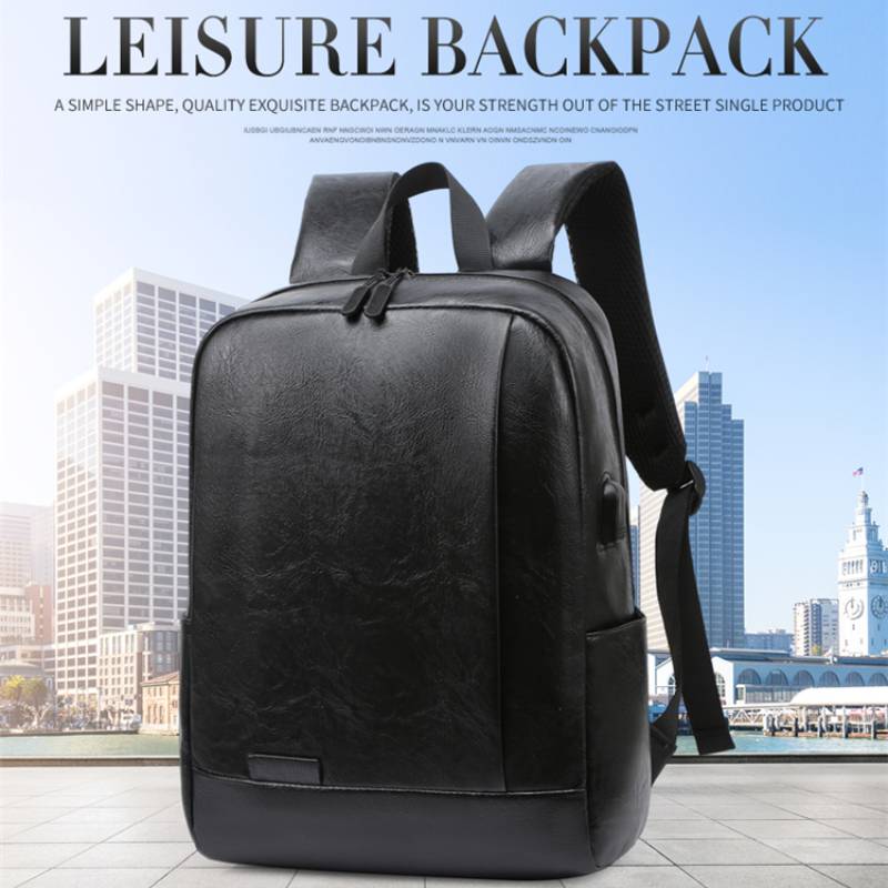 Leather Briefcase - Мужской модный рюкзак из искусственной кожи,
