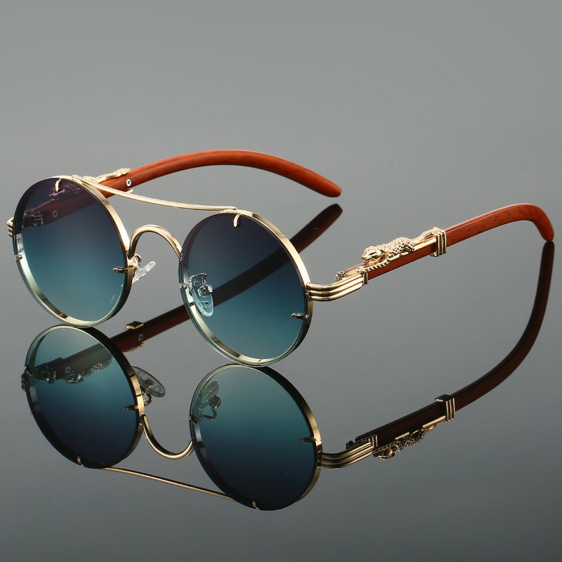 Designer Sunglasses - Популярные круглые солнцезащитные очки для мужчин,