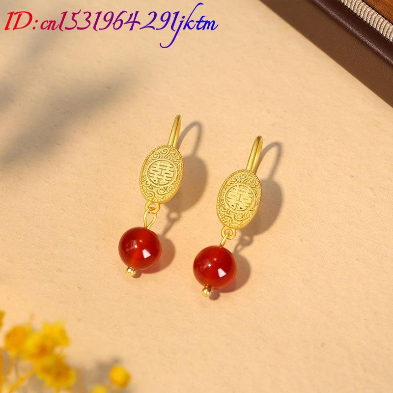 Натуральные серьги-талисманы и – обзор и цена Gold Plated Jewelry