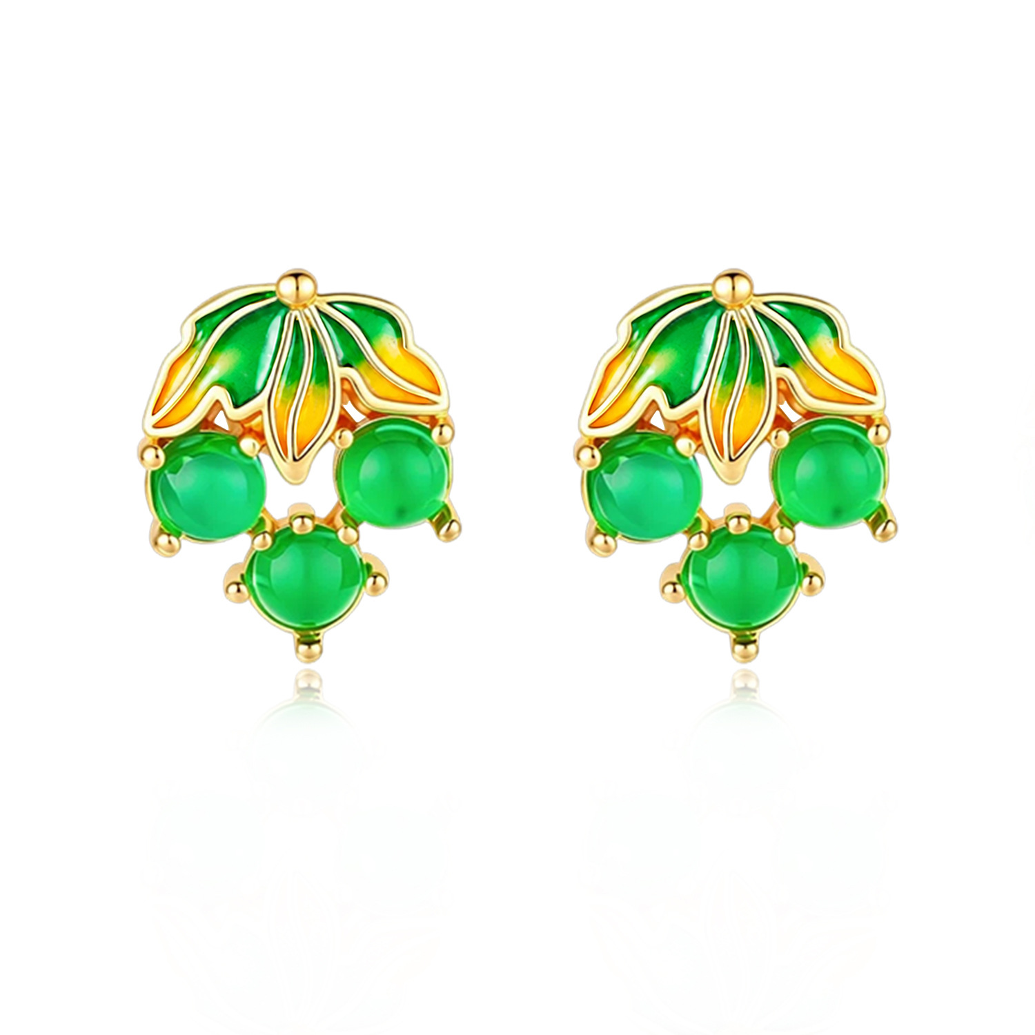 Бирманские серьги в виде виног – обзор и цена Gold Plated Jewelry