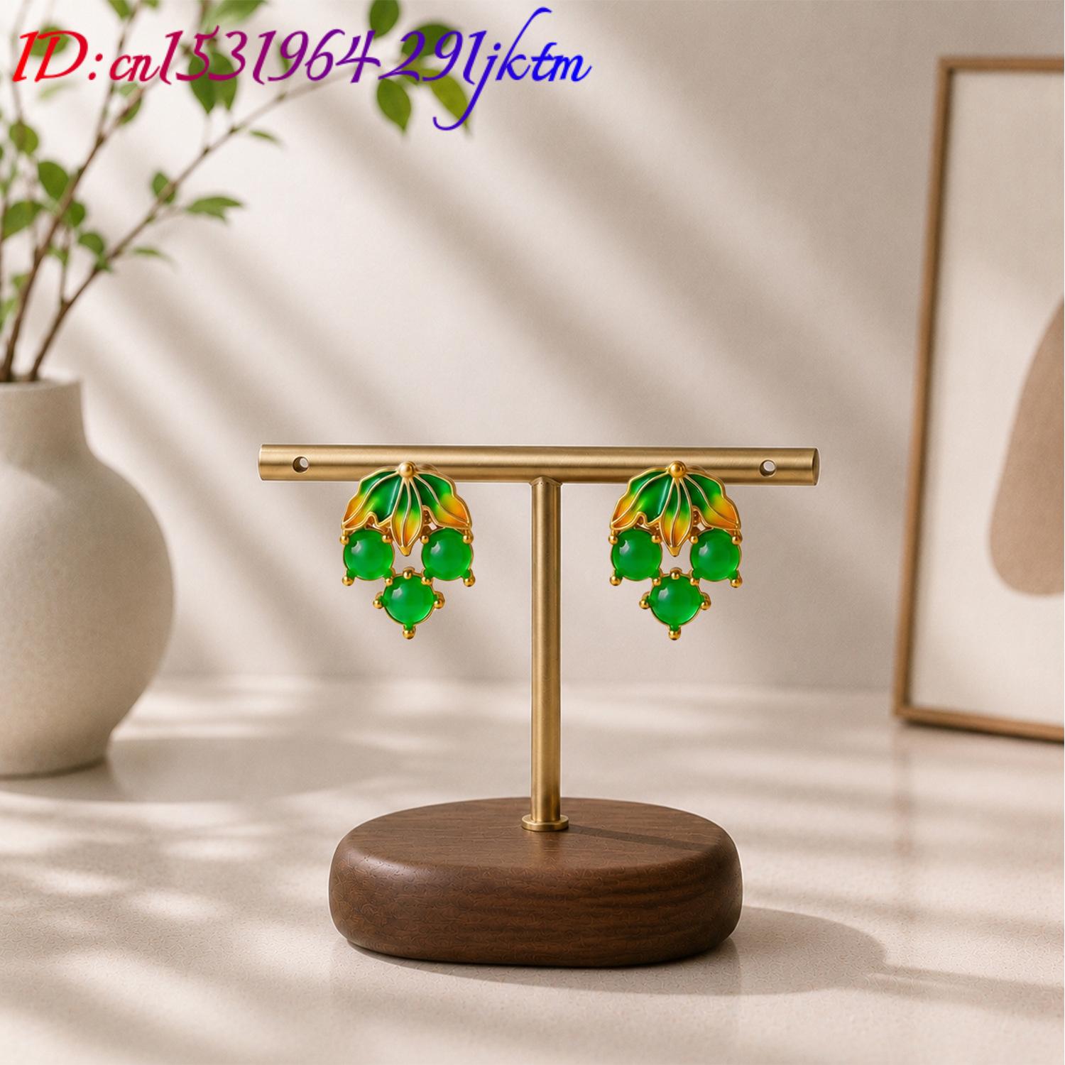 Бирманские серьги в виде виног – обзор и цена Gold Plated Jewelry
