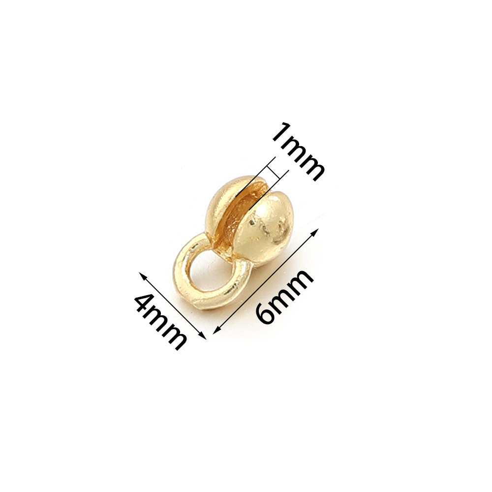 10 шт. позолоченных бусин-конн – обзор и цена Gold Plated Jewelry