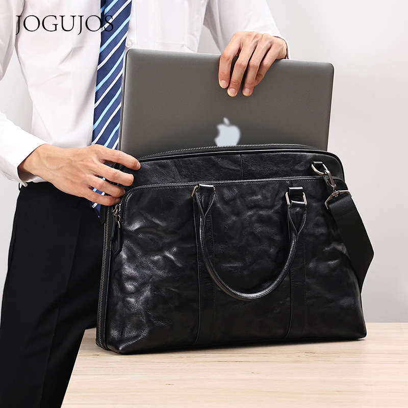 Новинка 2025 года, мужские сум – обзор и цена Leather Briefcase