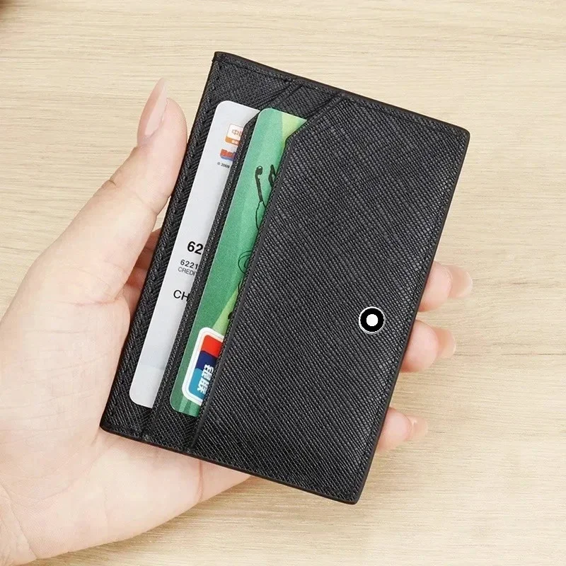 Мужской тонкий кошелек-картхол – обзор и цена Leather Wallet Men