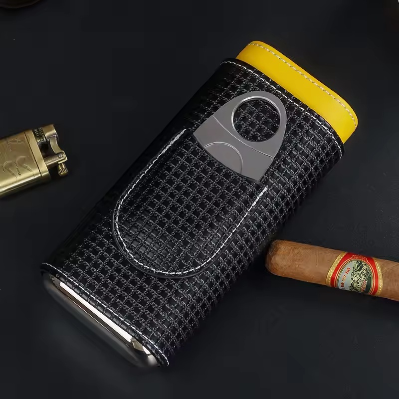 Портативный кожаный хьюмидор д – обзор и цена Premium Cigar Case