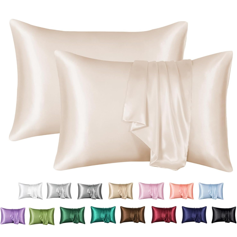 2-упаковка атласных наволочек  – обзор и цена Silk Pillowcase
