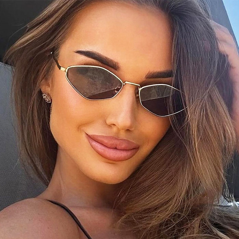Модные многоугольные маленькие – обзор и цена Sunglasses Uv400
