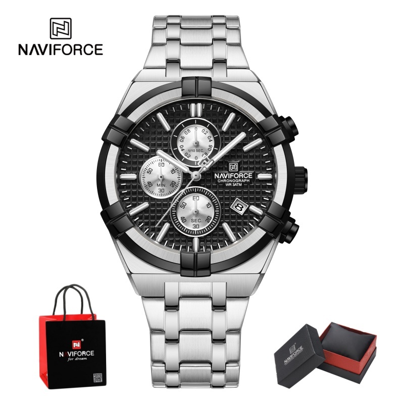 Мужские кварцевые часы NAVIFOR – обзор и цена Luxury Watch Men