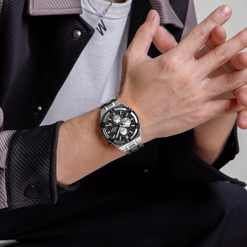 Мужские кварцевые часы NAVIFOR – обзор и цена Luxury Watch Men