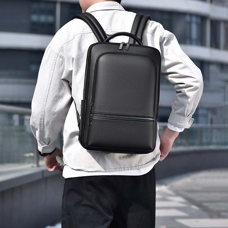 Мужской рюкзак из ПУ кожи, с U – обзор и цена Leather Briefcase
