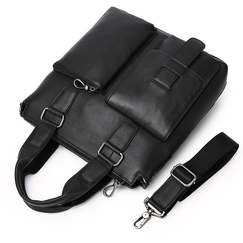Портфель мужской вертикальный  – обзор и цена Leather Briefcase