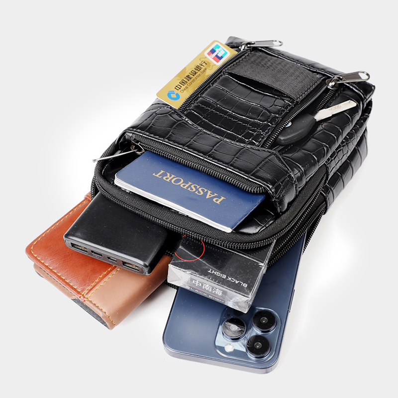 Мужская стильная сумка через п – обзор и цена Leather Wallet Men