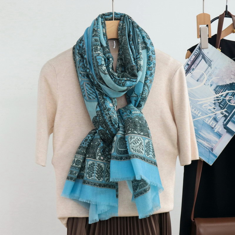 Длинный шарф с кисточками, рос – обзор и цена Cashmere Scarf