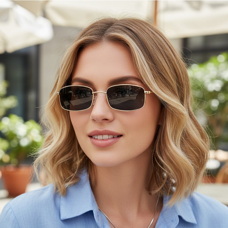 Новые классические квадратные  – обзор и цена Sunglasses Uv400