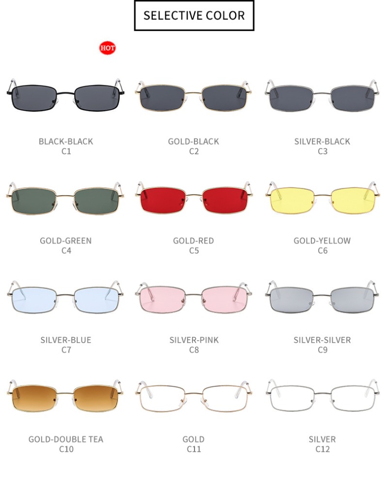 Новые классические квадратные  – обзор и цена Sunglasses Uv400