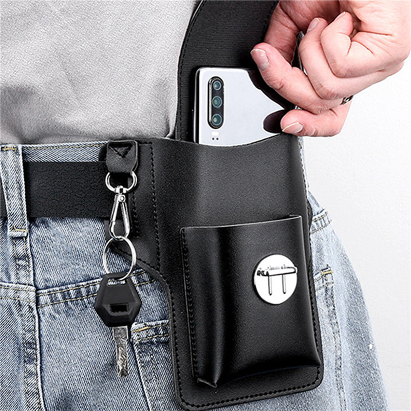 Поясная сумка для телефона для – обзор и цена Leather Wallet Men