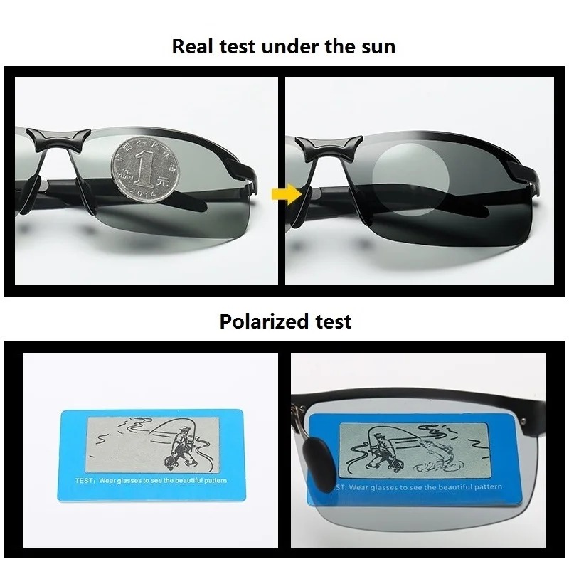 Мужские фотохромные поляризова – обзор и цена Sunglasses Uv400