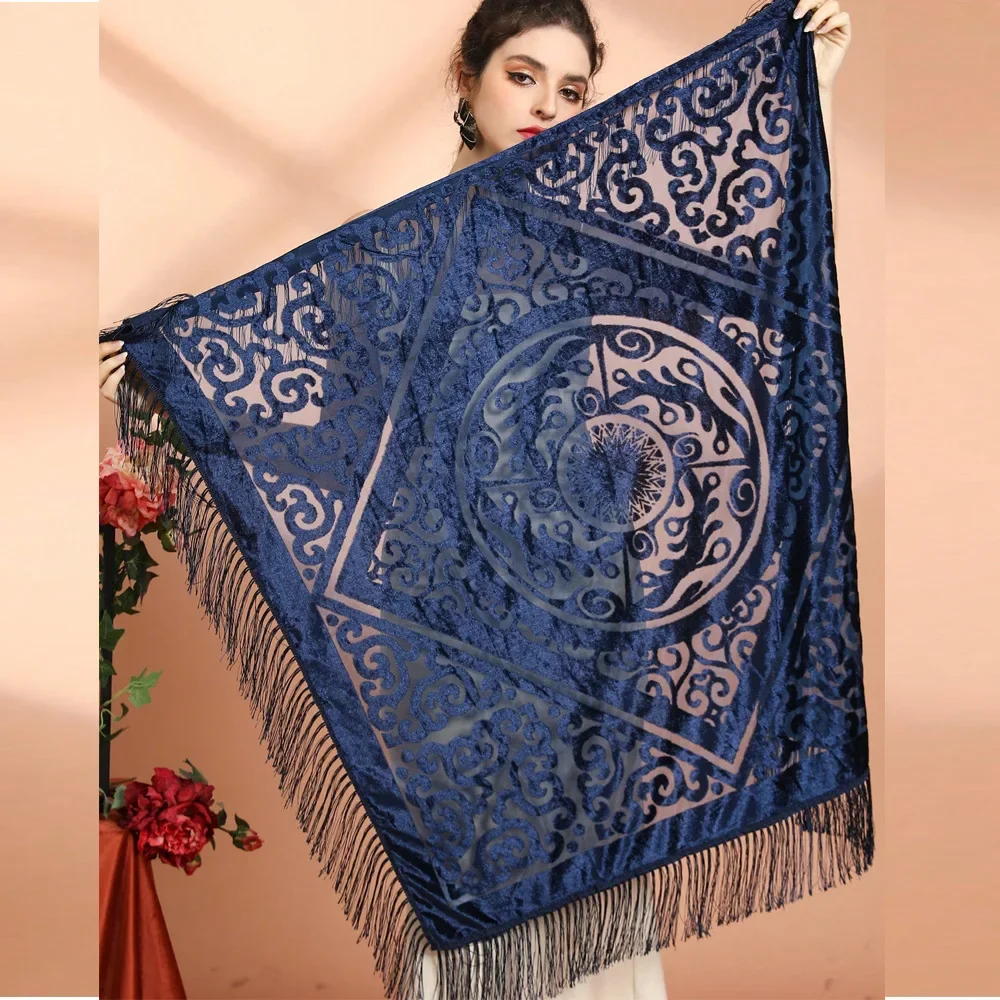 AW25 Бархатная жаккардовая шал – обзор и цена Cashmere Scarf