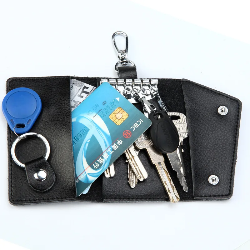 Кожаный брелок-органайзер для  – обзор и цена Leather Wallet Men