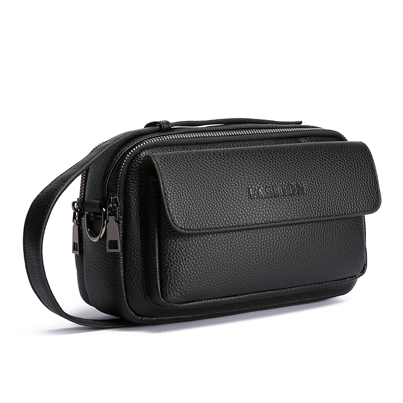 Новая мужская кожаная сумка-кл – обзор и цена Leather Wallet Men